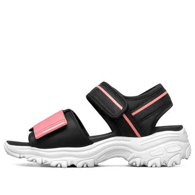 SKECHERS (WMNS) Skechers D'Lites 1.0 Sandals Black/Pink