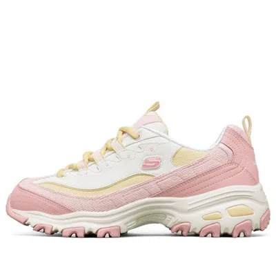 SKECHERS (WMNS) Skechers D'Lites 1.0 Sneakers Pink/Yellow