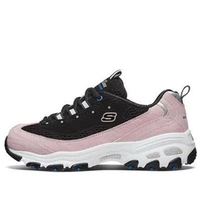 SKECHERS (WMNS) Skechers D'lites 1.0 Sports Shoes Black/Pink