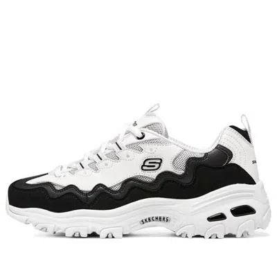 SKECHERS (WMNS) Skechers D'LITES 1.0 'White Black'