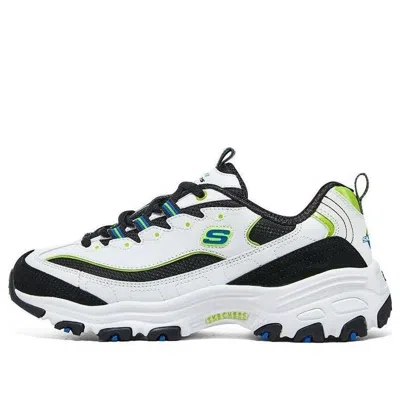SKECHERS (WMNS) Skechers D'Lites 1.0 'White Black Multicolor'
