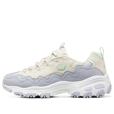SKECHERS (WMNS) Skechers D'LITES 1.0 'White Purple'