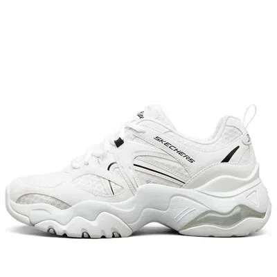 SKECHERS (WMNS) Skechers D'Lites 3.0 Air Low-Top Running Shoes White/Black