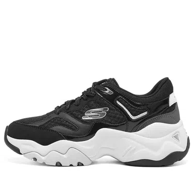 SKECHERS (WMNS) Skechers D'LITES 3.0 'Black White'