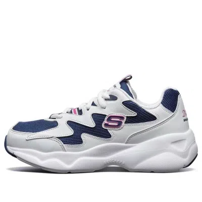 SKECHERS (WMNS) Skechers D'lites Airy 'White Blue Pink'