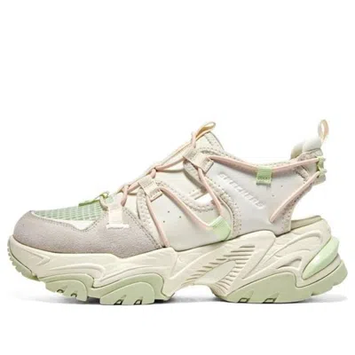 SKECHERS (WMNS) Skechers D'lites Sandal 'White Grey Green'