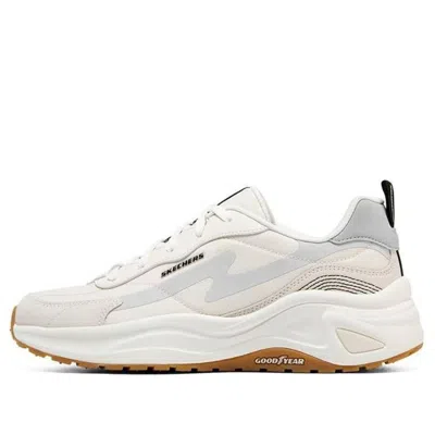 SKECHERS (WMNS) Skechers D'lites Wave Sneakers 'Beige White Blue'