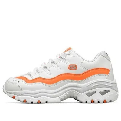 SKECHERS (WMNS) Skechers Energy-Over Joy Low-Top Running Shoes White/Orange