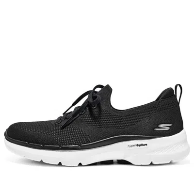 SKECHERS (WMNS) Skechers Go Walk 6 Hyper Burst 'Black White'