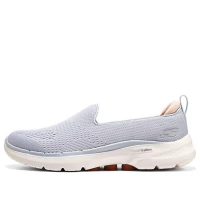 SKECHERS (WMNS) Skechers Go Walk 6 Slip In Fabulous View 'Light Grey Pink'