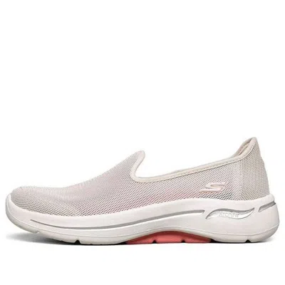 SKECHERS (WMNS) Skechers Go Walk Arch Fit Loafers Pink/White