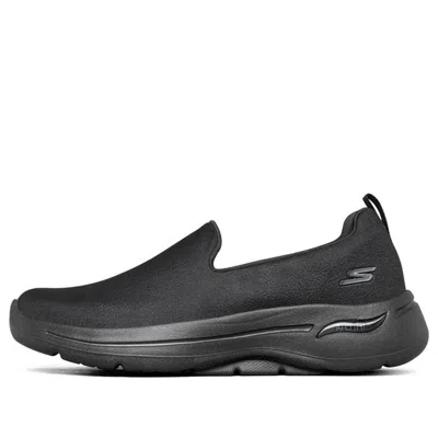 SKECHERS (WMNS) Skechers Go Walk Arch Fit Slip on 'Triple Black'