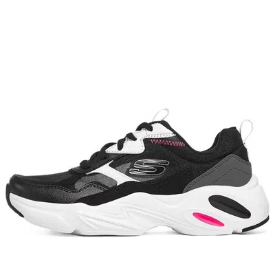 SKECHERS (WMNS) Skechers Stamina Airy Low-Running Shoes Black/White