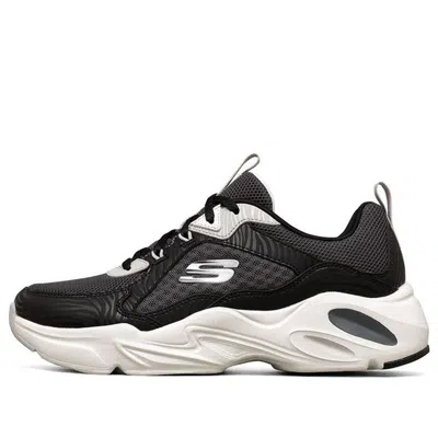 SKECHERS (WMNS) Skechers Stamina Airy Low-Top Running Shoes Black/White