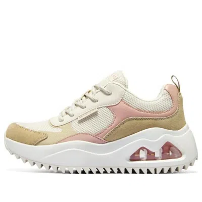 SKECHERS (WMNS) Skechers Street Uno Peaks Shoes 'White Tan Pink'