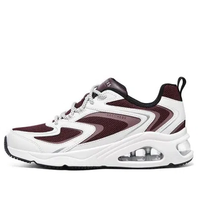 SKECHERS (WMNS) Skechers Tres-Air Uno 'Street Fl-Air - White Burgundy'