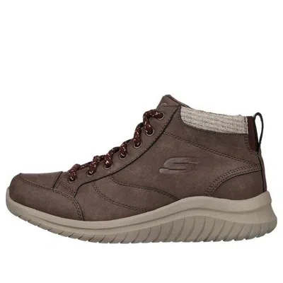 SKECHERS (WMNS) Skechers Ultra Flex 2.0 'Social Crew - Brown'