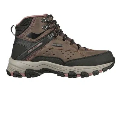 SKECHERS SKECHERS WOMENS SELMEN TEX WALKING BOOTS BROWN SPORTS OUTDOORS WARM WATERPROOF