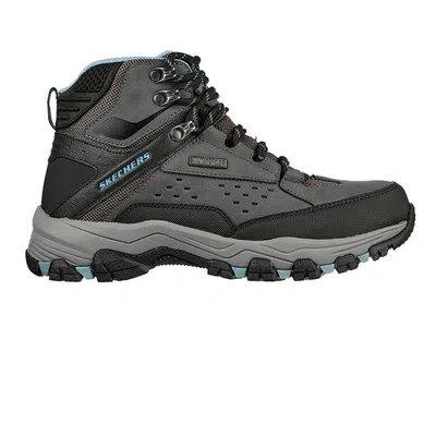 SKECHERS SKECHERS WOMENS SELMEN TEX WALKING BOOTS GREY SPORTS OUTDOORS WARM WATERPROOF