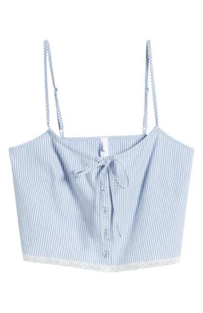 SKIMS SKIMS CROP POPLIN SLEEP CAMISOLE