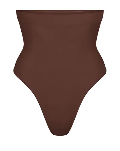 SKIMS SEAMLESS SCULPT HIGH WAIST THONG