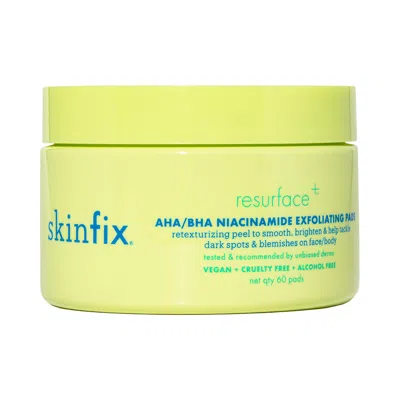 SKINFIX RESURFACE+ AHA/BHA NIACINAMIDE EXFOLIATING PADS FOR FACE AND TARGETED BODY 60 PADS