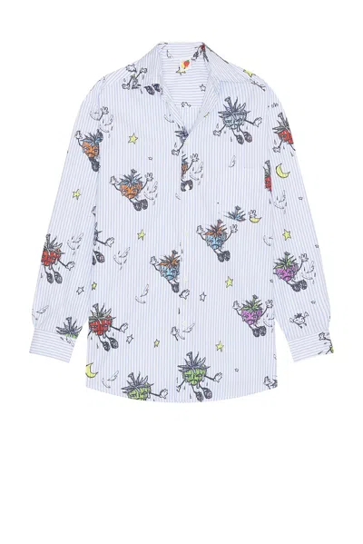 SKY HIGH FARM WORKWEAR STRAWBABIES BUTTON DOWN SHIRT