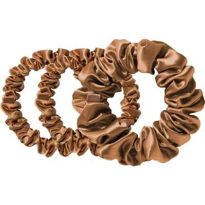 SLIP SLIP 3-PACK LARGE & SMALL SILK SCRUNCHIE SET