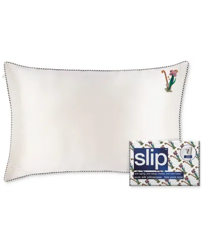 SLIP PURE SILK INITIAL COLLECTION QUEEN PILLOWCASE
