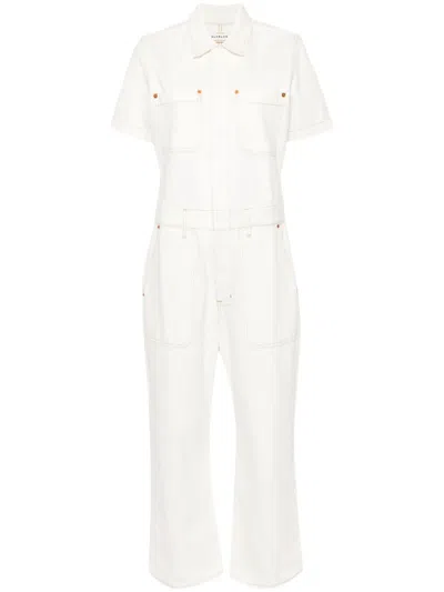 SLVRLAKE SHORT-SLEEVED TWILL JUMPSUIT