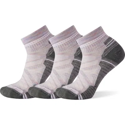 SMARTWOOL SMARTWOOL HIKE LIGHT 3-PACK CUSHION ANKLE SOCKS