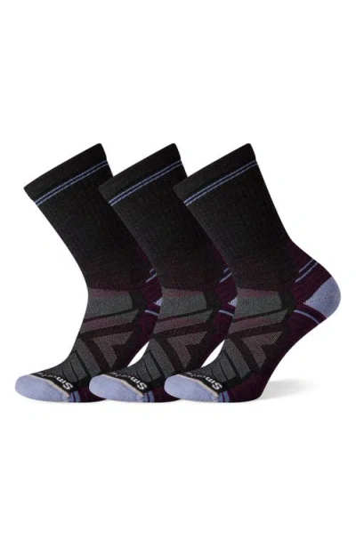 SMARTWOOL SMARTWOOL HIKE LIGHT 3-PACK CUSHION CREW SOCKS