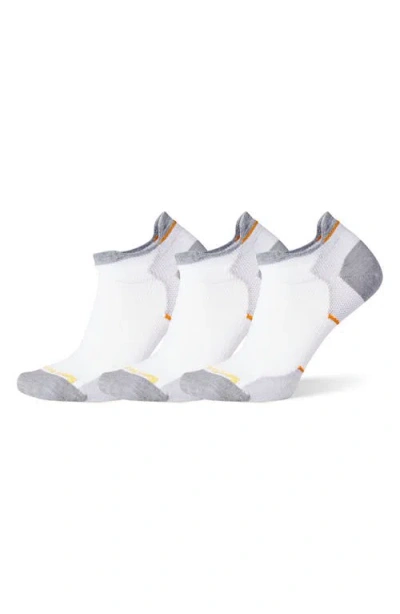 SMARTWOOL SMARTWOOL RUN 3-PACK ZERO CUSHION ANKLE SOCKS