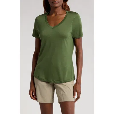 SMARTWOOL SMARTWOOL ULTRALITE V-NECK SHORT SLEEVE T-SHIRT