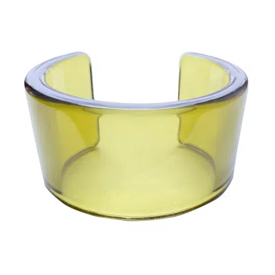 SMILLA BRAV WOMEN'S GREEN RECYCLED PLASTIC CUFF APPLE