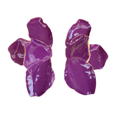 SMILLA BRAV WOMEN'S EARRINGS PURPLE BLOOM