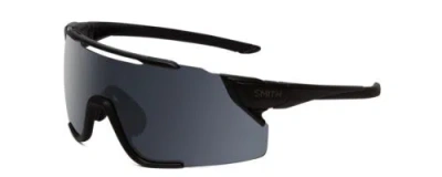 SMITH SMITH ATTACK MAG MTB UNISEX WRAP RIMLESS SUNGLASSES MATTE BLACK/CP & AMBER 172MM