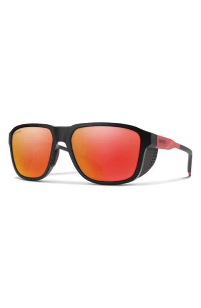 SMITH SMITH EMBARK 58MM CHROMAPOP™ POLARIZED SQUARE SUNGLASSES