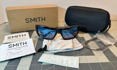 SMITH SMITH GUIDES CHOICE SUNGLASSES, MATTE HAVANA, POLARIZED BLUE MIRROR GLASS