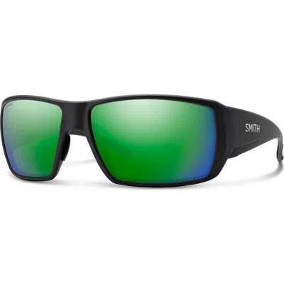 SMITH SMITH GUIDES CHOICE XL 63MM CHROMAPOP™ POLARIZED OVERSIZE SQUARE SUNGLASSES