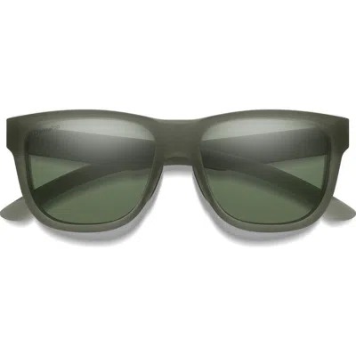 SMITH SMITH LOWDOWN SLIM 2 53MM CHROMAPOP™ SQUARE SUNGLASSES