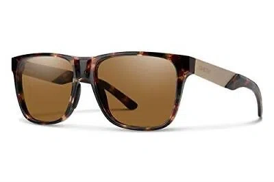 SMITH SMITH LOWDOWN STEEL SUNGLASSES IN TORTOISE HAVANA GOLD/CHROMAPOP POLARIZED BROWN