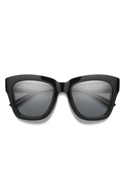 SMITH SMITH SWAY 52MM CHROMAPOP™ POLARIZED SQUARE SUNGLASSES