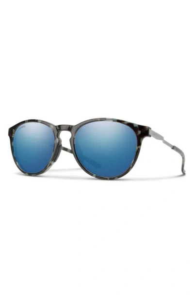SMITH SMITH WANDER 55MM CHROMAPOP™ POLARIZED ROUND SUNGLASSES
