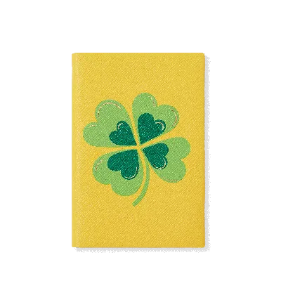 SMYTHSON SMYTHSON CHELSEA CHARM CLOVER NOTEBOOK IN PANAMA