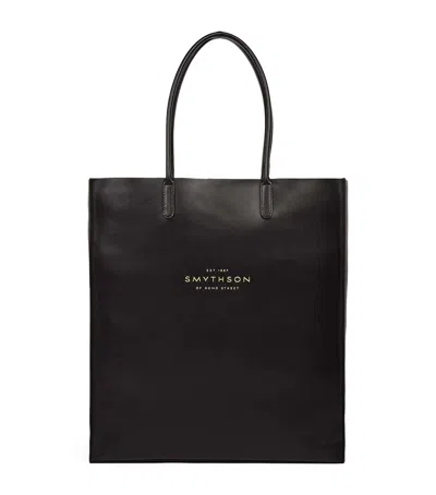 SMYTHSON LEATHER KINGLY TOTE BAG