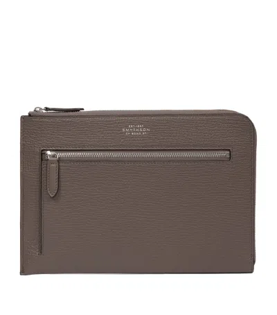 SMYTHSON LEATHER ORGANISER POUCH