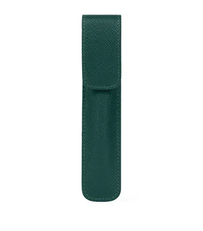 SMYTHSON LEATHER PEN SLEEVE