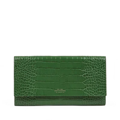 SMYTHSON SMYTHSON MARSHALL TRAVEL WALLET IN MARA