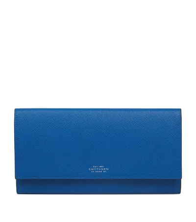 SMYTHSON PANAMA LEATHER MARSHALL TRAVEL WALLET